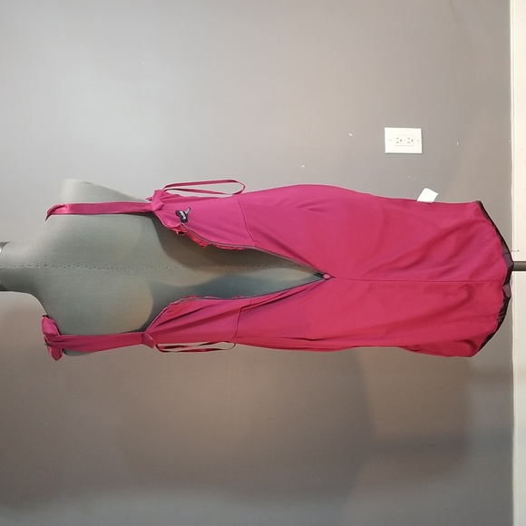 Le Chateau XL made in canada dress pink and purple - Picture 12 of 17